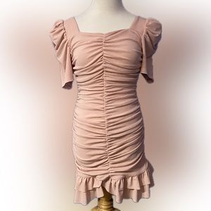 Dplay Ruched Mini Dress (S)